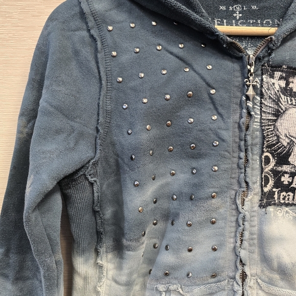 ☠️ Vintage Affliction House Of Jealous Souls Hoodie - Picture 3 of 9